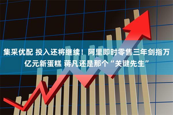 集采优配 投入还将继续！阿里即时零售三年剑指万亿元新蛋糕 蒋凡还是那个“关键先生”